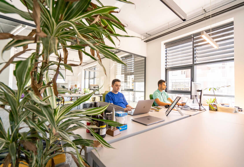 ProductDock team working on Mac