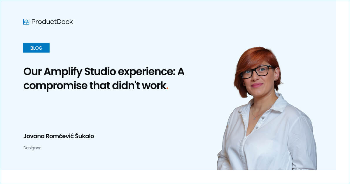 Our Amplify Studio experience: A compromise that didn't work