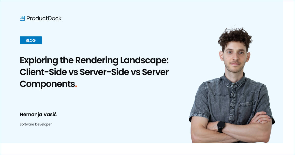 Exploring rendering landscape: Client-side, server-side, and server ...