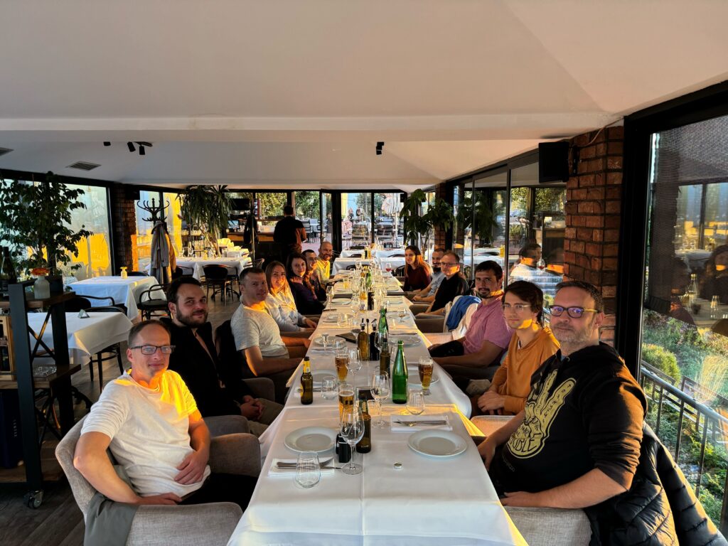 Team lunch at ProductDock