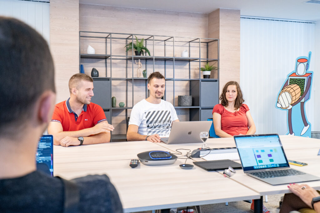 Team meeting at ProductDock