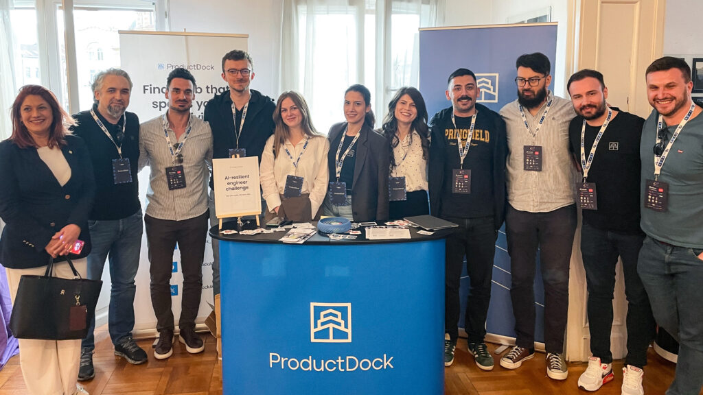 ProductDock team at the ISCon 2026 conference in Banja Luka